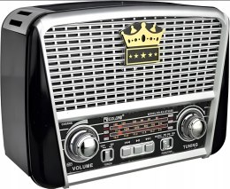 RADIO KUCHENNE RETRO SOLAR USB FW SD SIECIOWO-BATERYJNE PRZENOŚNE