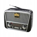 Radio kuchenne retro solar usb fw sd sieciowo-bateryjne przenośne