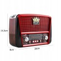 Radio kuchenne retro solar usb fw sd sieciowo-bateryjne przenośne