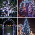 GARDEN LAMPS SOLAR GARLAND 200 LED COLD WIRE 20M OUTDOOR DECORATION