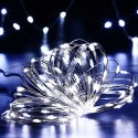 GARDEN LAMPS SOLAR GARLAND 200 LED COLD WIRE 20M OUTDOOR DECORATION