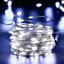 GARDEN LAMPS SOLAR GARLAND 200 LED COLD WIRE 20M OUTDOOR DECORATION