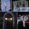 GARDEN LAMPS SOLAR GARLAND 200 LED COLD WIRE 20M OUTDOOR DECORATION